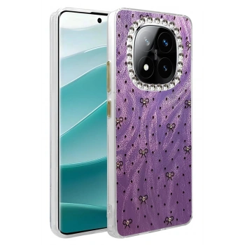 Xiaomi Redmi Note 14 Pro 5G Kılıf Blade Aynalı Desenli Kapak - Desen 2