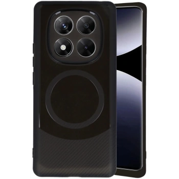 Xiaomi Redmi Note 14 Pro 5G Kılıf Maya Karbon Kapak - Siyah
