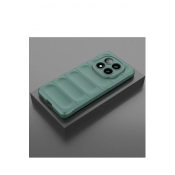 Xiaomi Redmi Note 14 Pro 5G Kılıf Optimum Silikon - Koyu Yeşil