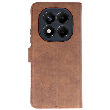 Xiaomi Redmi Note 14 Pro 5G Kılıf Trend S Plus Kapaklı Kılıf - Taba