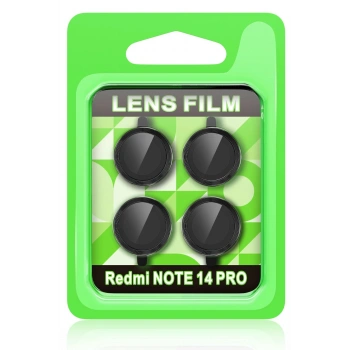 Xiaomi Redmi Note 14 Pro 5G Raze Metal Kamera Lens - Siyah