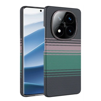 Xiaomi Redmi Note 14 Pro 5G Vega Magsafe Kapak - Yeşil