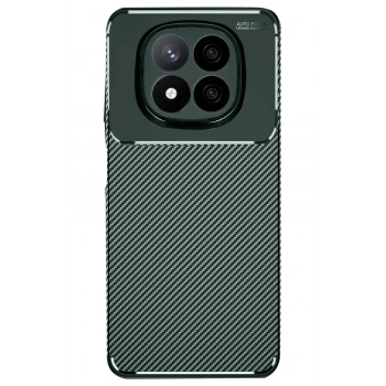 Xiaomi Redmi Note 14 Pro Plus Kılıf Auto Focus Karbon Kapak - Koyu Yeşil