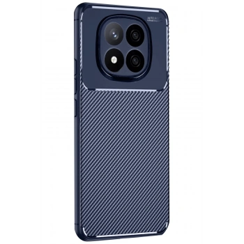 Xiaomi Redmi Note 14 Pro Plus Kılıf Auto Focus Karbon Kapak - Lacivert