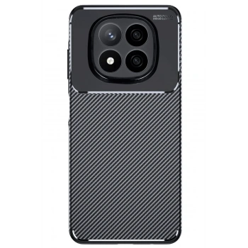 Xiaomi Redmi Note 14 Pro Plus Kılıf Auto Focus Karbon Kapak - Siyah