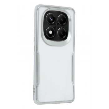 Xiaomi Redmi Note 14 Pro Plus Kılıf Boyi Silikon Kapak - Gümüş