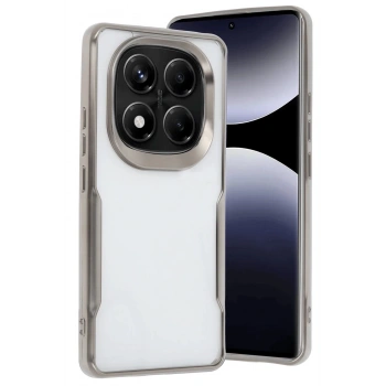 Xiaomi Redmi Note 14 Pro Plus Kılıf Boyi Silikon Kapak - Titan Gri