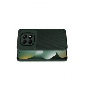 Xiaomi Redmi Note 15 4G Auto Focus Karbon Kapak - Koyu Yeşil