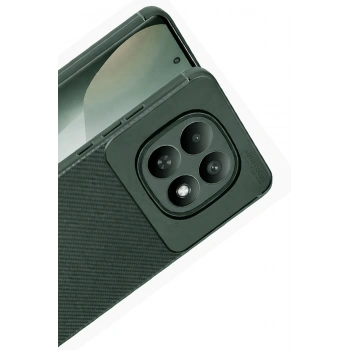 Xiaomi Redmi Note 15 Pro Plus 5G Auto Focus Karbon Kapak - Koyu Yeşil