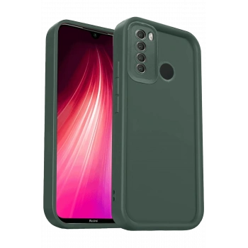 Xiaomi Redmi Note 8 Kılıf Viera Silikon - Koyu Yeşil