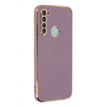 Xiaomi Redmi Note 8 Kılıf Volet Silikon - Mor