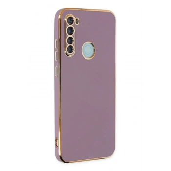 Xiaomi Redmi Note 8 Kılıf Volet Silikon - Mor