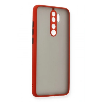Xiaomi Redmi Note 8 Pro Kılıf Montreal Silikon Kapak - Kırmızı