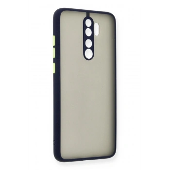 Xiaomi Redmi Note 8 Pro Kılıf Montreal Silikon Kapak - Lacivert