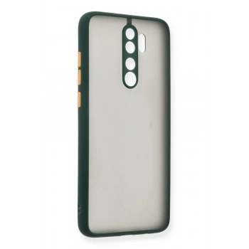 Xiaomi Redmi Note 8 Pro Kılıf Montreal Silikon Kapak - Yeşil