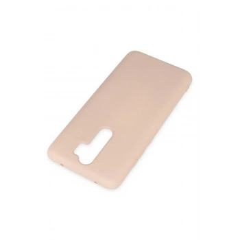 Xiaomi Redmi Note 8 Pro Kılıf Nano içi Kadife Silikon - Pudra
