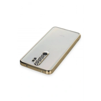 Xiaomi Redmi Note 8 Pro Kılıf Razer Lensli Silikon - Gold