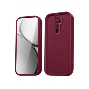 Xiaomi Redmi Note 8 Pro Kılıf Viera Silikon - Bordo
