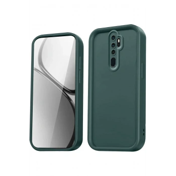 Xiaomi Redmi Note 8 Pro Kılıf Viera Silikon - Koyu Yeşil