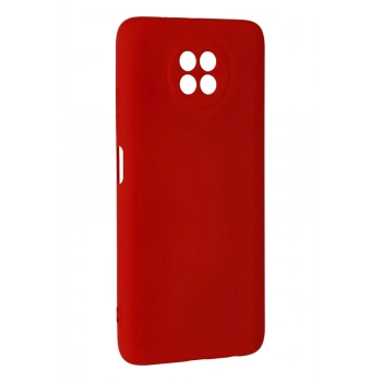 Xiaomi Redmi Note 9 5G Kılıf Nano içi Kadife Silikon - Kırmızı