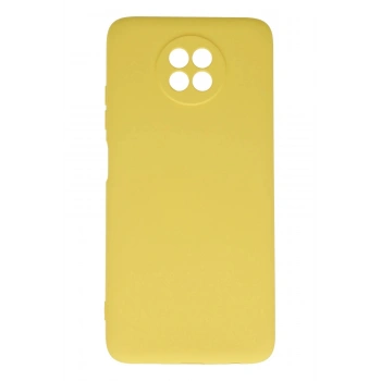 Xiaomi Redmi Note 9 5G Kılıf Nano içi Kadife Silikon - Sarı