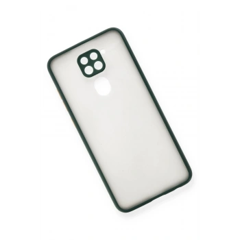 Xiaomi Redmi Note 9 Kılıf Montreal Silikon Kapak - Yeşil