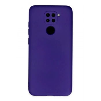 Xiaomi Redmi Note 9 Kılıf Nano içi Kadife Silikon - Mor