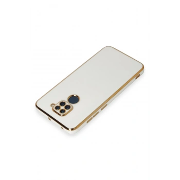 Xiaomi Redmi Note 9 Kılıf Volet Silikon - Beyaz