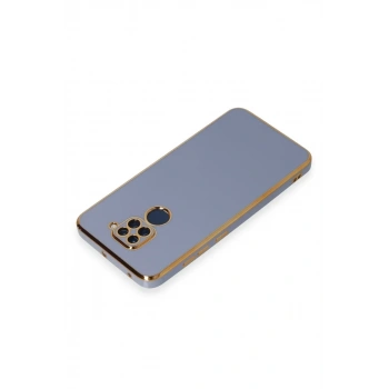 Xiaomi Redmi Note 9 Kılıf Volet Silikon - Mavi