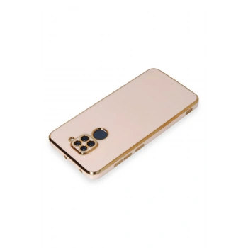 Xiaomi Redmi Note 9 Kılıf Volet Silikon - Pembe