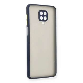 Xiaomi Redmi Note 9 Pro Kılıf Montreal Silikon Kapak - Lacivert