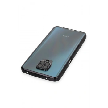 Xiaomi Redmi Note 9 Pro Kılıf Razer Lensli Silikon - Siyah