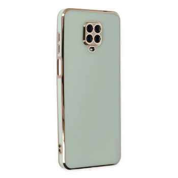 Xiaomi Redmi Note 9 Pro Kılıf Volet Silikon - Açık Yeşil