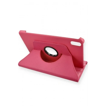 Xiaomi Redmi Pad 2 Kılıf 360 Tablet Deri Kılıf - Pembe