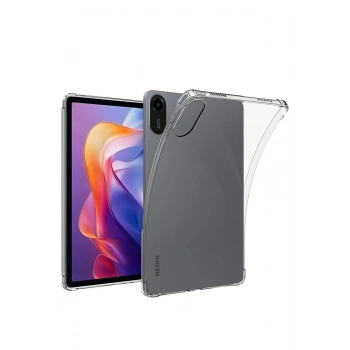Xiaomi Redmi Pad 2 Kılıf Anti Shock Tablet Silikon - Şeffaf