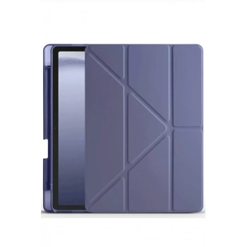 Xiaomi Redmi Pad Pro 12.1 Kılıf Kalemlikli Mars Tablet Kılıfı - Lila