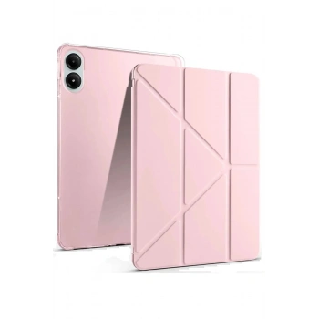 Xiaomi Redmi Pad Pro 12.1 Kılıf Kalemlikli Mars Tablet Kılıfı - Rose Gold