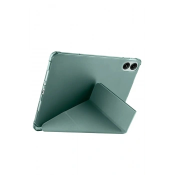 Xiaomi Redmi Pad SE 4G Kılıf Kalemlikli Mars Tablet Kılıfı - Koyu Yeşil