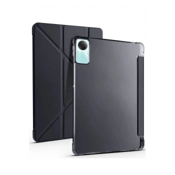 Xiaomi Redmi Pad SE 4G Kılıf Kalemlikli Mars Tablet Kılıfı - Siyah