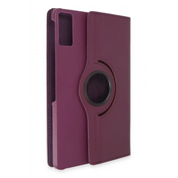 Xiaomi Redmi Pad SE Kılıf 360 Tablet Deri Kılıf - Mürdüm