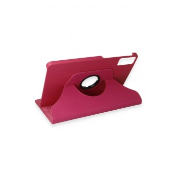 Xiaomi Redmi Pad SE Kılıf 360 Tablet Deri Kılıf - Pembe