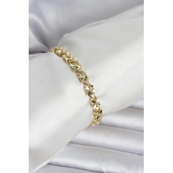 Xuping Kelebek Model Gold Renk Kadın Bileklik - TJ-BB8414