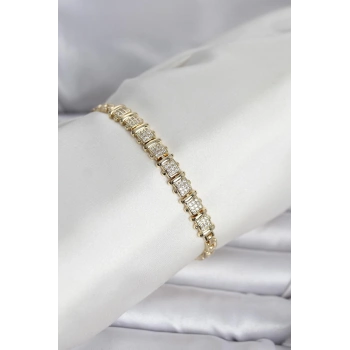 Xuping Model Zirkon Taşlı Gold Renk Kadın Bileklik - TJ-BB8415