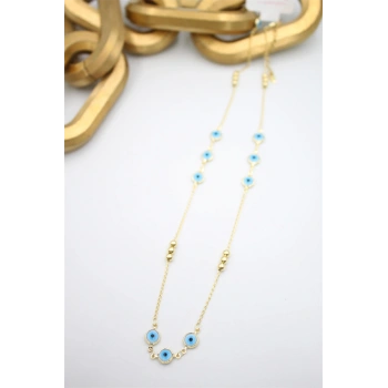 Xuping Nazar Kolye - 50 cm - Altın