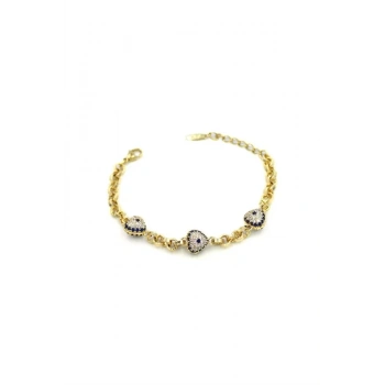 Xuping Nazar Vip Bileklik - Altın