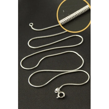 Xuping Silindir Zincir Çelik Kolye 45 cm