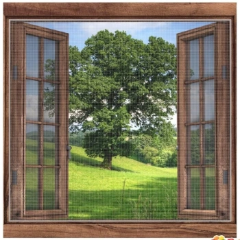 Yapışkanlı Çift Kanat Sineklik