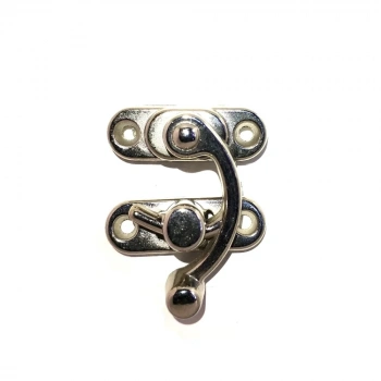 Yay Gözü, Ahşap Kutu Klipsi - Küçük 28x33 Mm, Nikel, 100 Adet