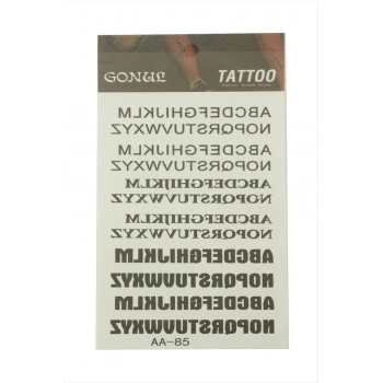 Yazılı Tattoo Dövme Sticker