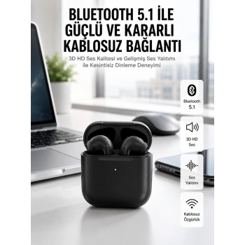 Yeni Nesil Bluetooth Kulaklık İOS Android Uyumlu HD Ses Performansı